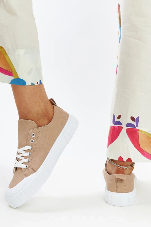 Eduards braune Stoff-Sneakers