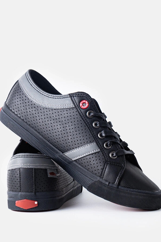 Schwarze Herren-Turnschuhe CROSS JEANS