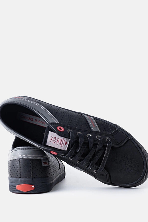 Schwarze Herren-Turnschuhe CROSS JEANS