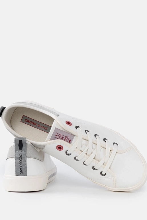 Weiße und graue Herren-Sneaker von...