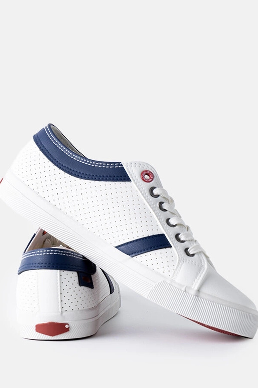 Weiße Herren-Sneakers CROSS JEANS