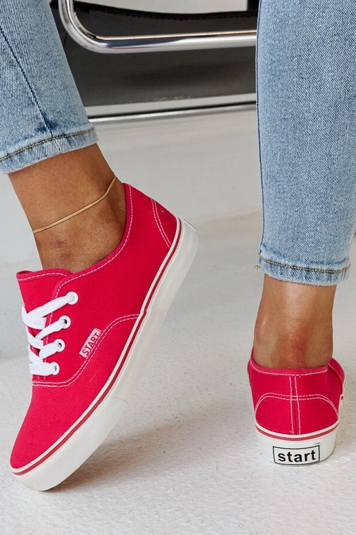 Dunkelrosa klassische Erla-Sneaker