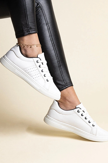 Weiße Sneaker Ökoleder... 2