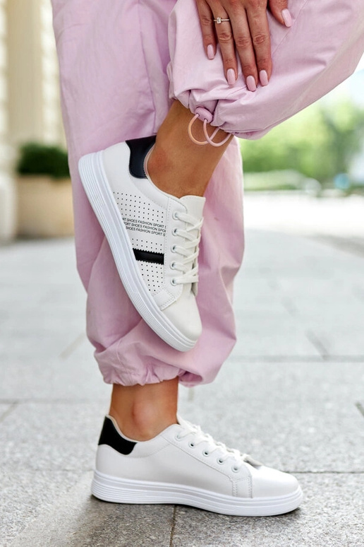 Berdine Sneaker aus schwarzem und...