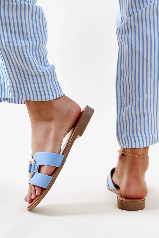 Blaue Isana Flip-Flops mit Schnalle Blaue Isana Flip-Flops mit Schnalle