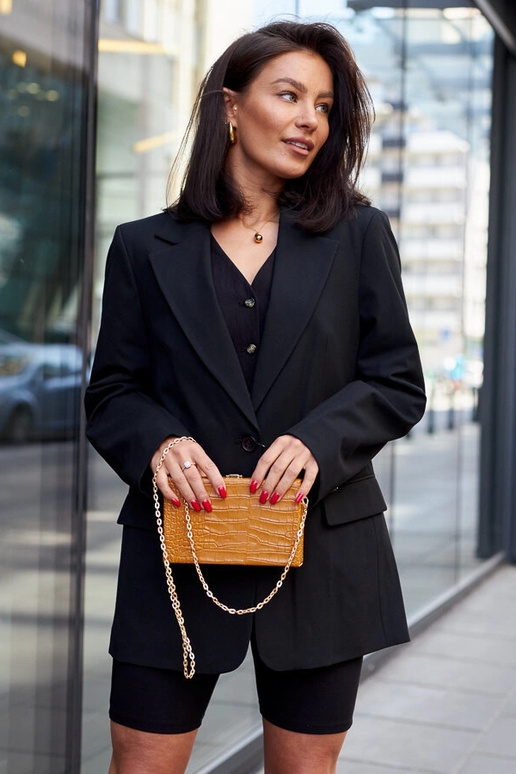 Gelbe „Trunk“-Tasche an einer Kette... Gelbe „Trunk“-Tasche an einer Kette...