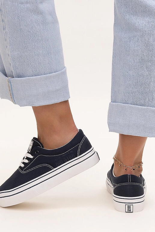 Marineblaue Big Star Sneakers LL274233