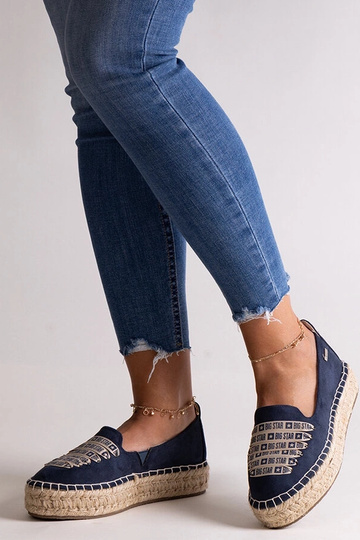 Marineblaue Espadrilles Big...