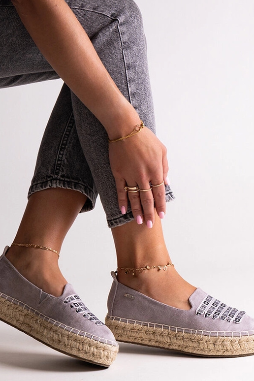 Graue Espadrilles Big Star JJ274890