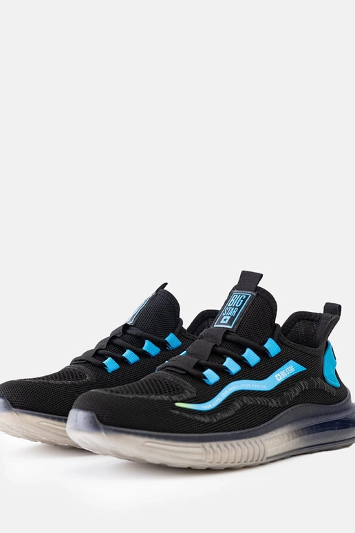 Schwarze Turnschuhe Big Star NN174450 Schwarze Turnschuhe Big Star NN174450