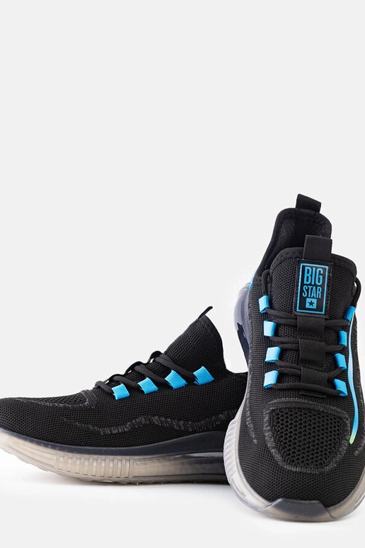 Schwarze Turnschuhe Big Star NN174450 Schwarze Turnschuhe Big Star NN174450