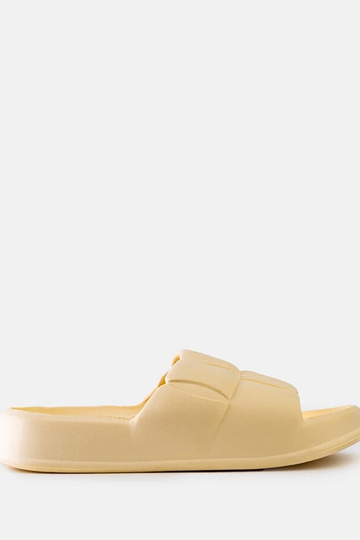 Beige Schaumstoff-Hausschuhe Lete