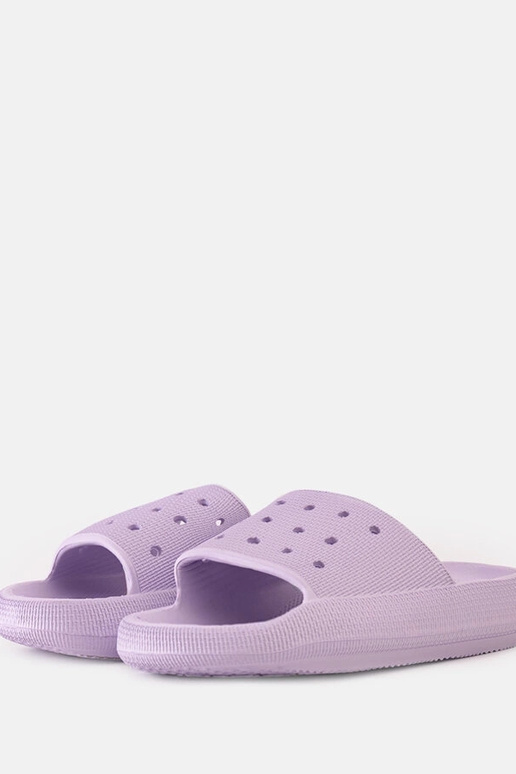 Perforierte Pantoletten „Adonay“ in Lila