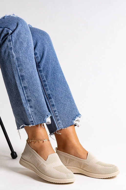 Beige Slip-On-Sneakers „Abadly“