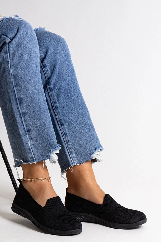 Schwarze Slip-On-Sneakers „Abadly“