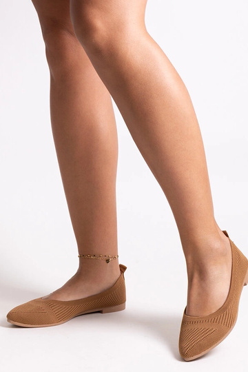 Karamellfarbene Ballerinas... 2