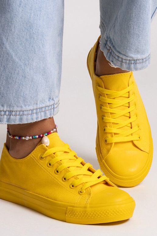 Gelbe klassische Nudar-Sneaker