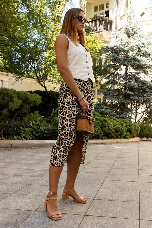 Braune Blockabsatzsandalen Madea