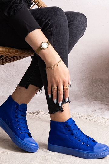 Blaue Rafife High-Top-Sneakers 2