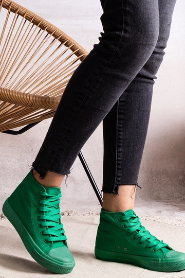 Grüne Rafife High-Top-Sneakers