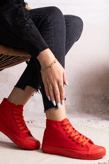 Rote High-Top-Sneakers Rafife