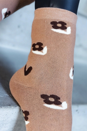 Schwarz-weiße warme Socken... 2