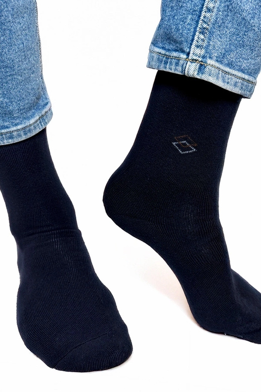 Dunkelblaue warme Herrensocken Narus