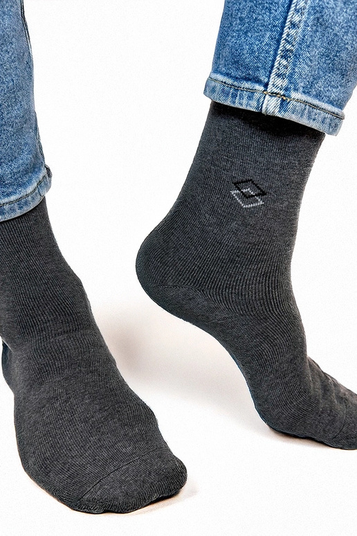 Graue warme Herrensocken Narus