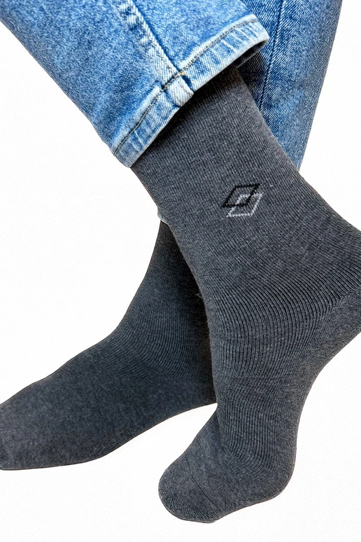 Graue warme Herrensocken Narus