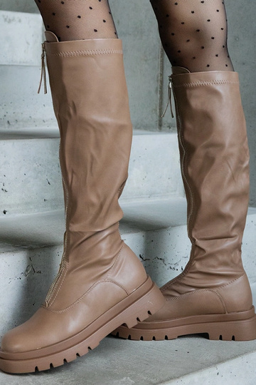 Braune Stiefel aus... 2