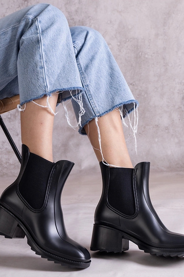 Schwarze Gummistiefel „Surien“ 2