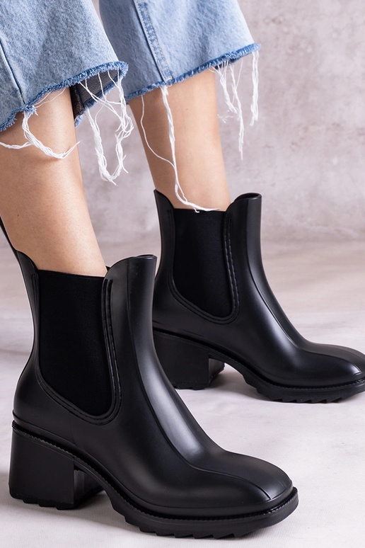 Schwarze Gummistiefel „Surien“