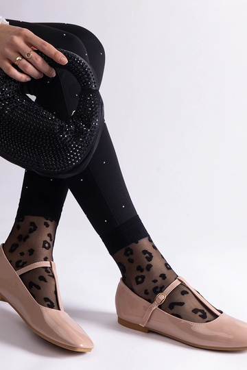 Beige Ballerinas aus... 2
