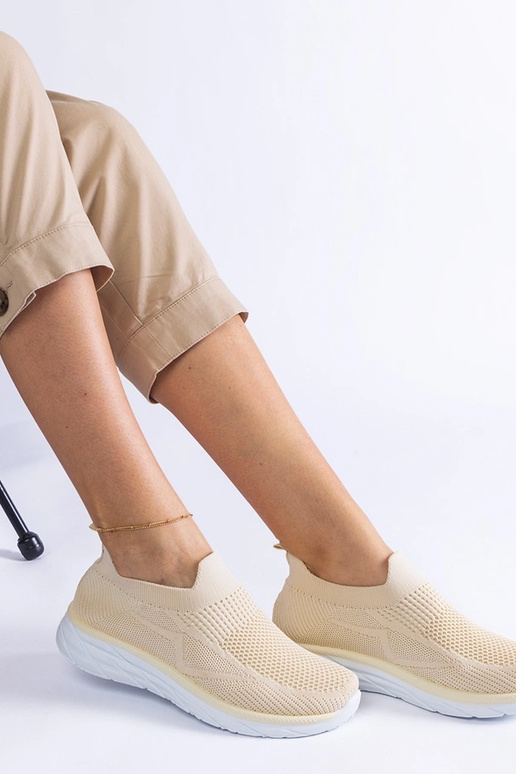 Beige Slip-On Sportsneakers Aquilina