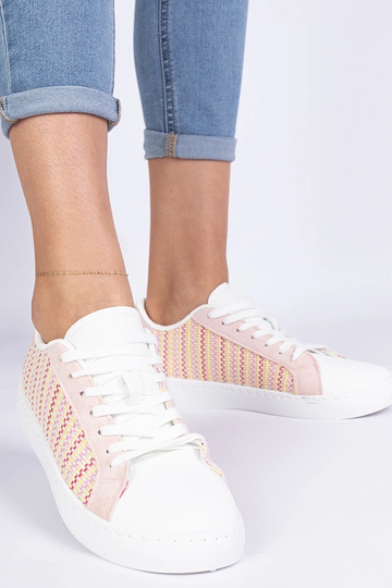 Rosa Damen-Sneakers aus Stoff Bellisio