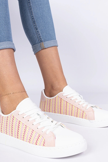 Rosa Damen-Sneakers aus Stoff Bellisio 2