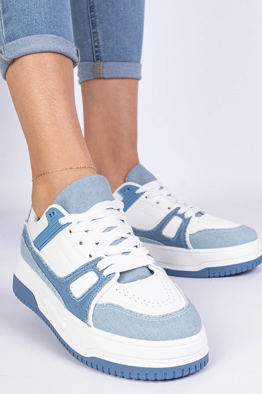 Blaue Damen-Sport-Sneakers Pretta