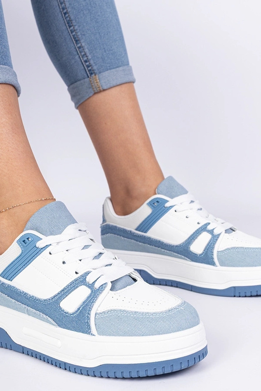 Blaue Damen-Sport-Sneakers Pretta