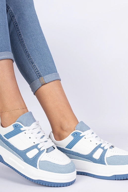 Blaue Damen-Sport-Sneakers Pretta