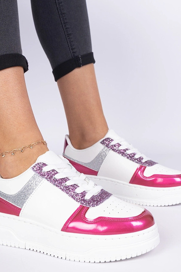 Rosa Damensneaker auf dicker Sohle Dolla 2