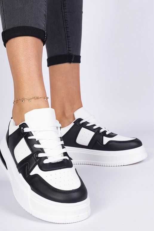 Rossio schwarz-weiße Sneakers für...