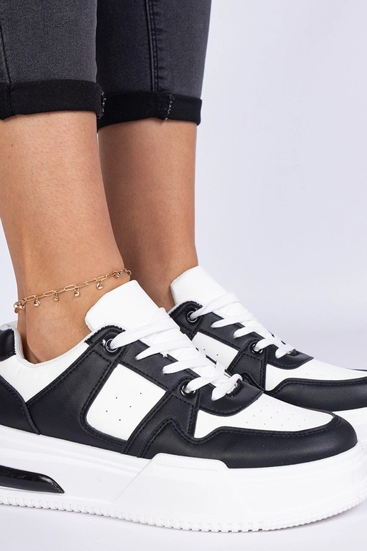 Rossio schwarz-weiße Sneakers für...