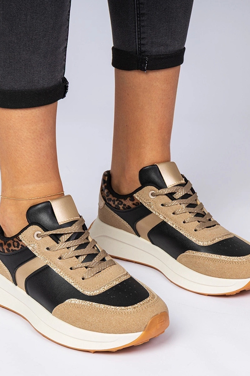 Schwarze Damen Sneakers mit Glitzer... Schwarze Damen Sneakers mit Glitzer...