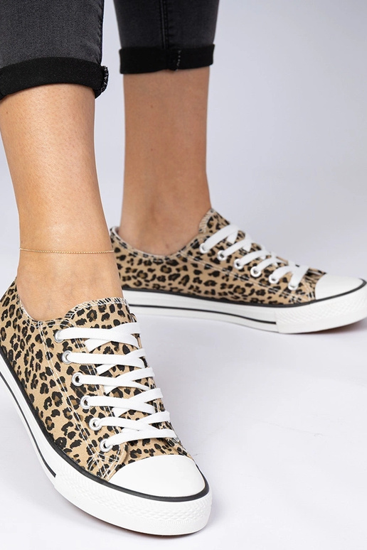 Leopardmuster klassische Damensneaker...