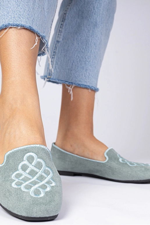 Grüne Damen-Ballerinas aus... Grüne Damen-Ballerinas aus...