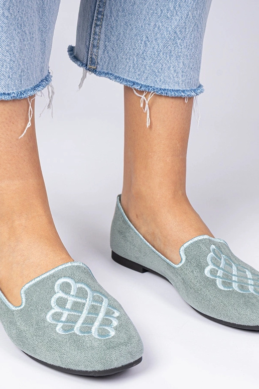 Grüne Damen-Ballerinas aus... Grüne Damen-Ballerinas aus...