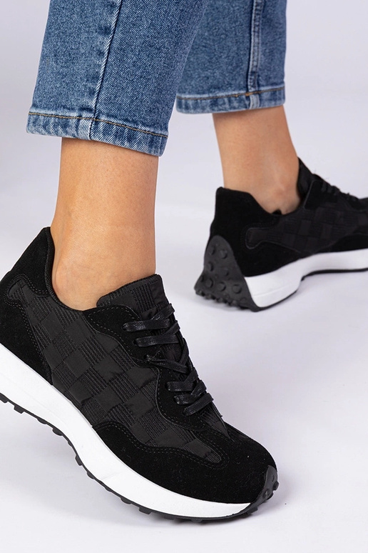 Schwarze Damen Sneakers Samara