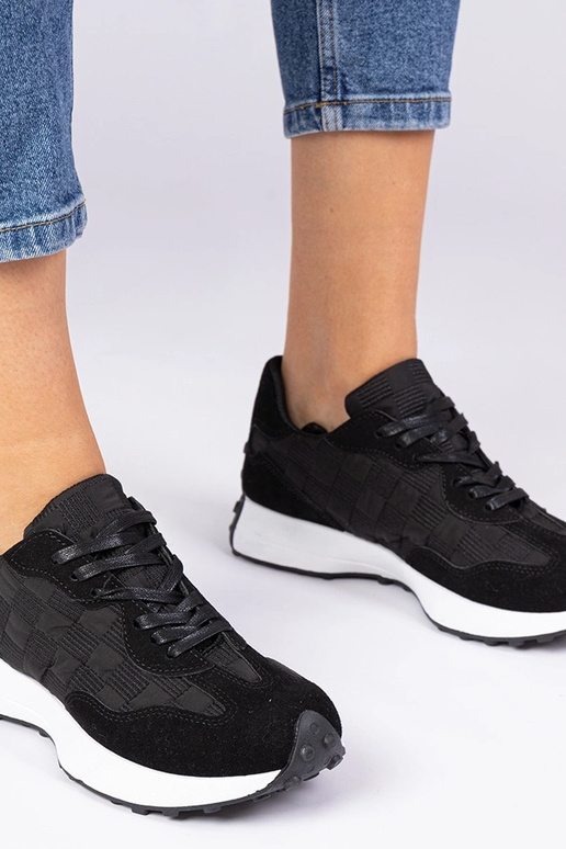 Schwarze Damen Sneakers Samara