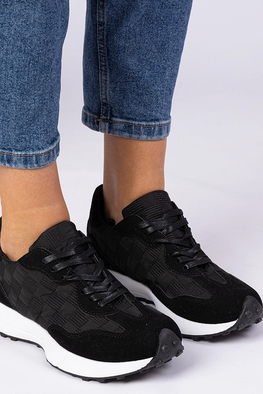 Schwarze Damen Sneakers Samara