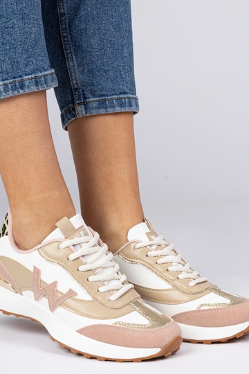 Weiß-rosafarbene Damen... 2